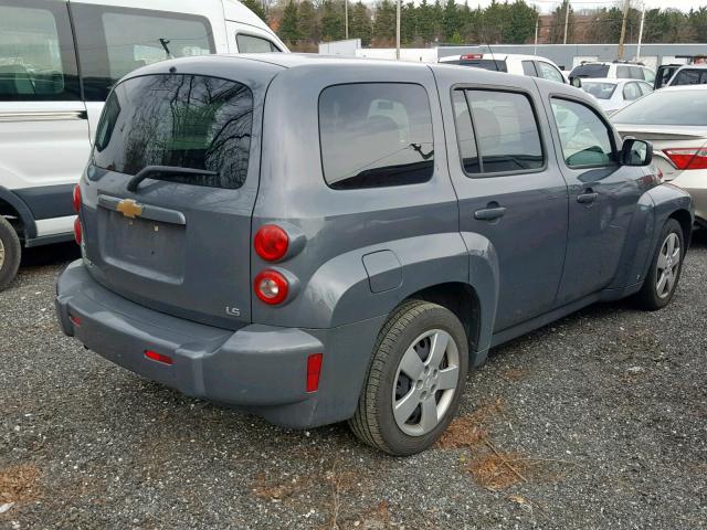 3GNDA13D38S544815 - 2008 CHEVROLET HHR LS ნაცრისფერი ფოტო 4