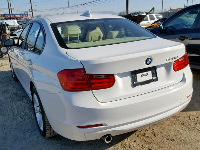 WBA3D3C59EF099140 - 2014 BMW 328 D WHITE photo 3