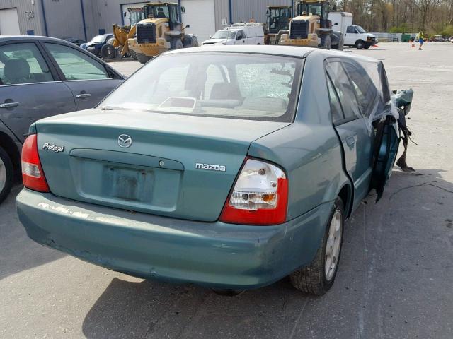 JM1BJ225921612222 - 2002 MAZDA PROTEGE DX SILVER photo 4