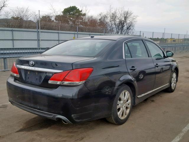 4T1BK3DB4CU442840 - 2012 TOYOTA AVALON BAS BLACK photo 4