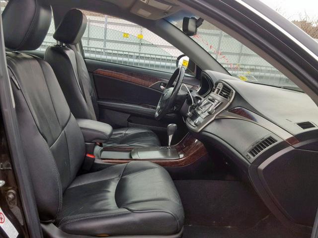 4T1BK3DB4CU442840 - 2012 TOYOTA AVALON BAS BLACK photo 5