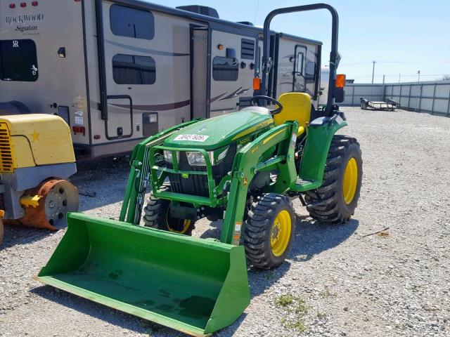 1P0300EXCJX051094 - 2018 JOHN DEERE 3025E GREEN photo 2