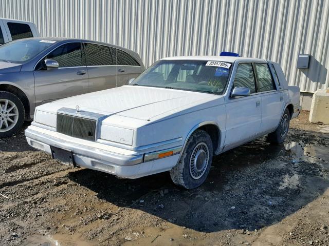 1C3XY66R1MD178518 - 1991 CHRYSLER NEW YORKER WHITE photo 2