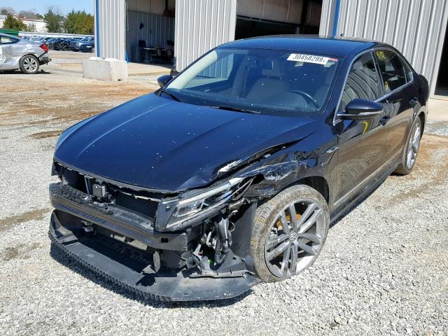 1VWDT7A38HC061033 - 2017 VOLKSWAGEN PASSAT R-L BLACK photo 2
