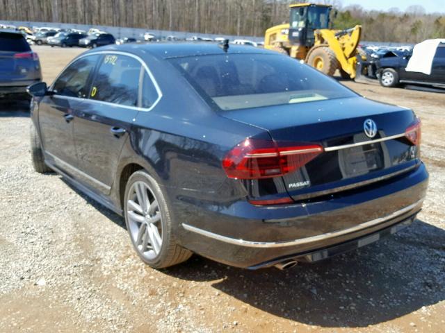 1VWDT7A38HC061033 - 2017 VOLKSWAGEN PASSAT R-L BLACK photo 3
