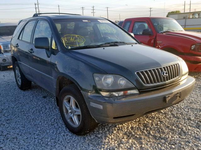 JT6HF10U7Y0113764 - 2000 LEXUS RX 300 GREEN photo 1