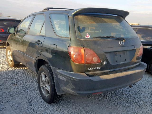 JT6HF10U7Y0113764 - 2000 LEXUS RX 300 GREEN photo 3