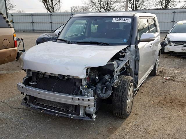 JTLKE50E391073734 - 2009 TOYOTA SCION XB SILVER photo 2