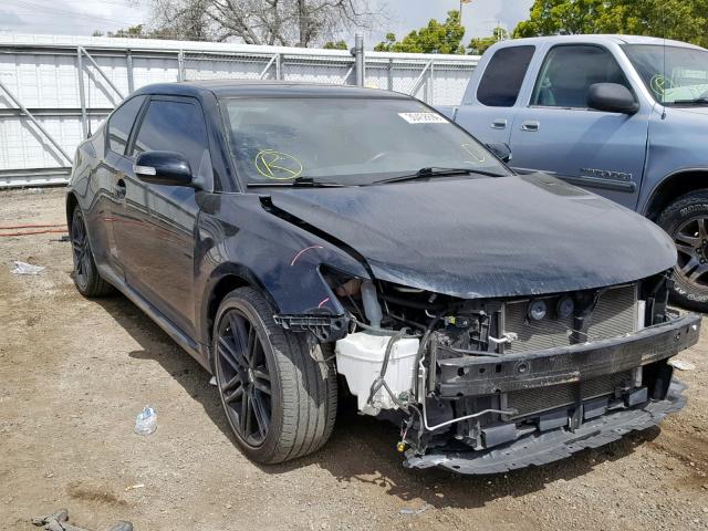 JTKJF5C78C3026060 - 2012 TOYOTA SCION TC BLACK photo 1