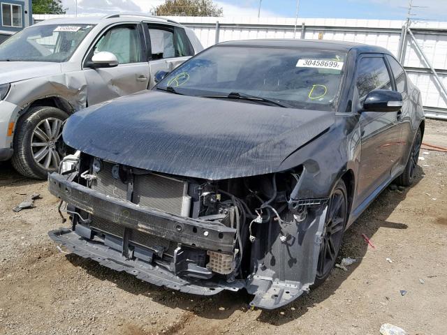 JTKJF5C78C3026060 - 2012 TOYOTA SCION TC BLACK photo 2