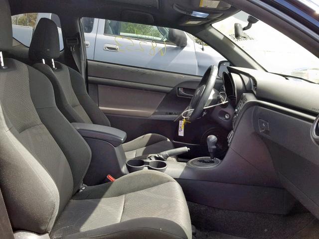JTKJF5C78C3026060 - 2012 TOYOTA SCION TC BLACK photo 5