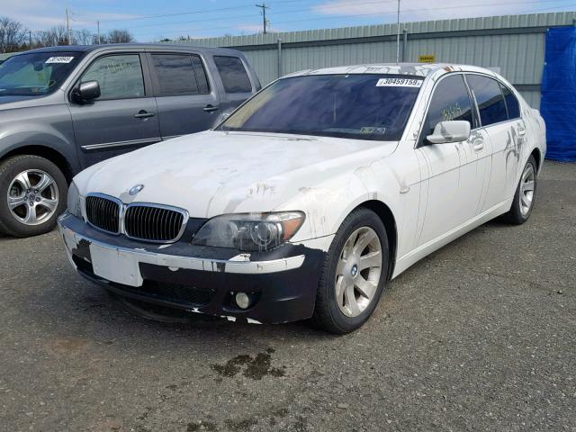 WBAHN83526DT39285 - 2006 BMW 750 LI WHITE photo 2