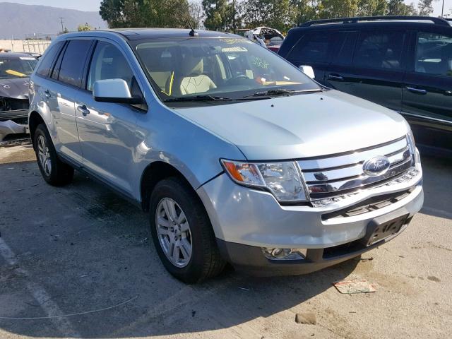 2FMDK38CX8BA75886 - 2008 FORD EDGE SEL BLUE photo 1