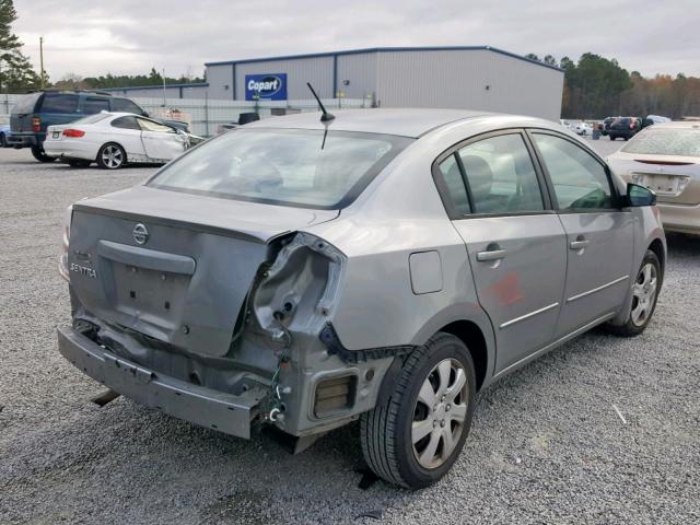 3N1AB61E28L755843 - 2008 NISSAN SENTRA 2.0 SILVER photo 4