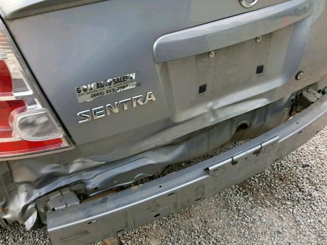 3N1AB61E28L755843 - 2008 NISSAN SENTRA 2.0 SILVER photo 9