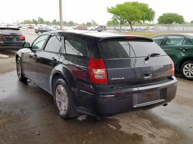 2D4FV47T87H720870 - 2007 DODGE MAGNUM SE BLACK photo 3