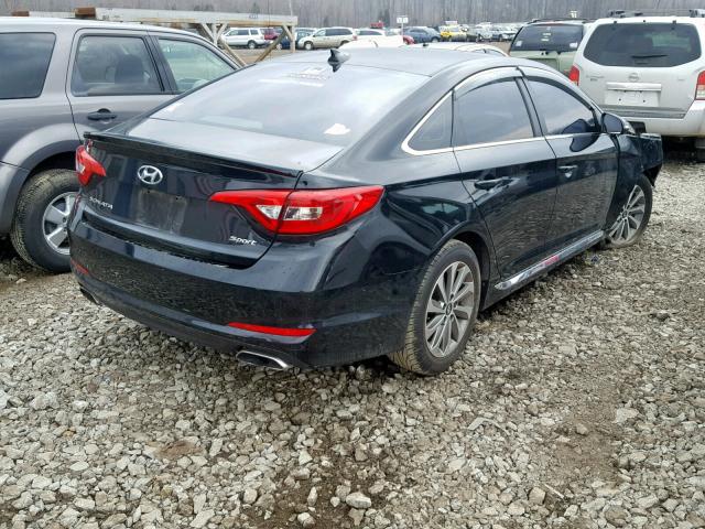 5NPE34AF9FH071488 - 2015 HYUNDAI SONATA SPO BLACK photo 4