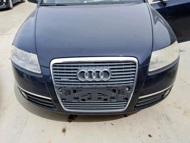 WAUDH74F07N096076 - 2007 AUDI A6 3.2 QUA BLUE photo 7