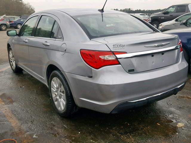 1C3CCBAB1DN734126 - 2013 CHRYSLER 200 LX SILVER photo 3