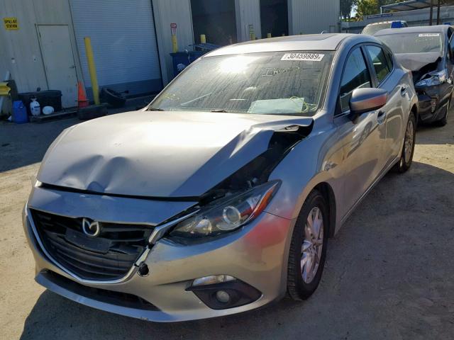 3MZBM1L72FM154028 - 2015 MAZDA 3 TOURING SILVER photo 2