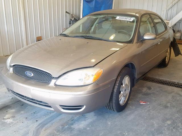 1FAFP56U47A147624 - 2007 FORD TAURUS SEL GOLD photo 2