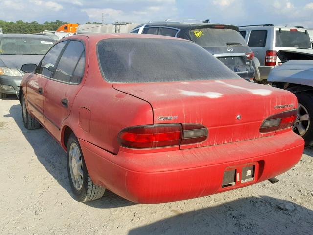 1Y1SK5285TZ028343 - 1996 GEO PRIZM LSI RED photo 3