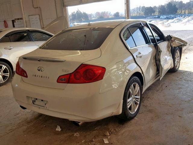 JN1DV6AR7BM451654 - 2011 INFINITI G25 WHITE photo 4