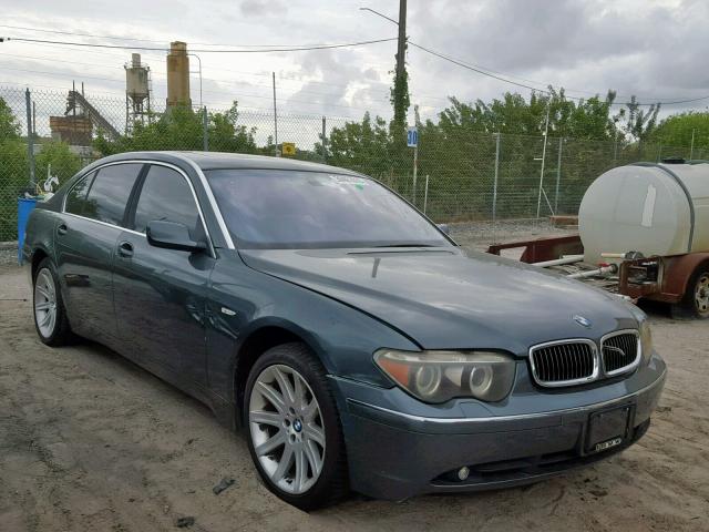 WBAGN63442DR04766 - 2002 BMW 745 LI GRAY photo 1