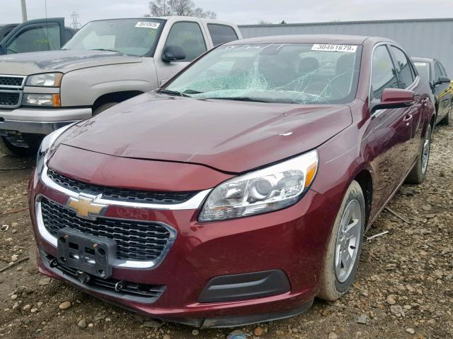 1G11C5SL0FF273468 - 2015 CHEVROLET MALIBU 1LT 勃艮第红 照片 2