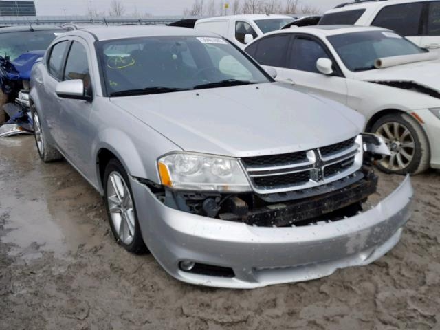 1C3CDZCB4CN136873 - 2012 DODGE AVENGER SX SILVER photo 1