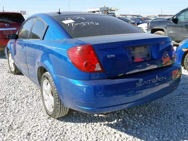 1G8AM15F36Z158245 - 2006 SATURN ION LEVEL BLUE photo 3