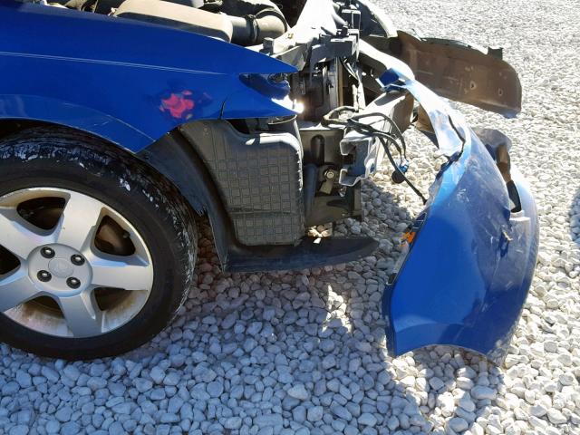 1G8AM15F36Z158245 - 2006 SATURN ION LEVEL BLUE photo 9