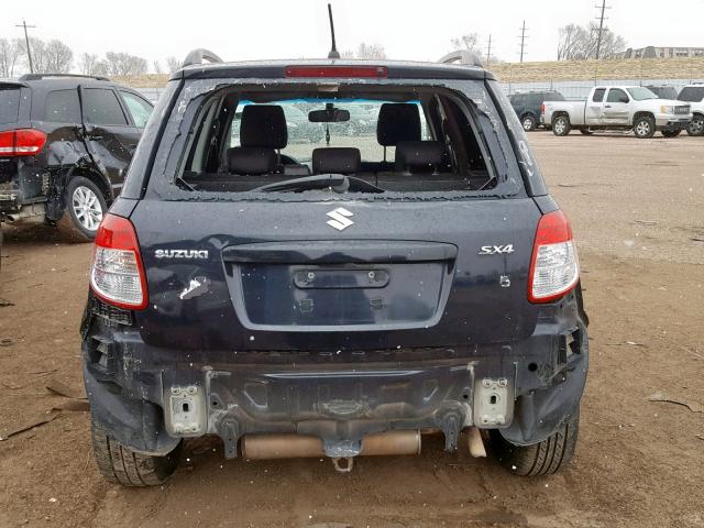 JS2YA413285102453 - 2008 SUZUKI SX4 BASE BLACK photo 9