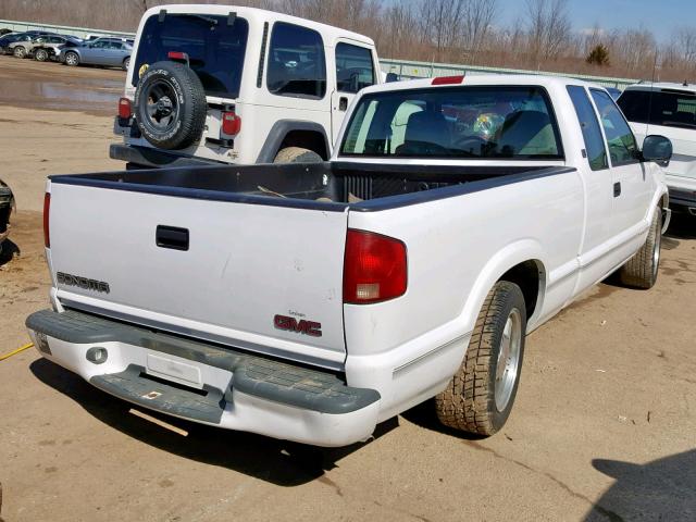 1GTCS1943W8522232 - 1998 GMC SONOMA WHITE photo 4