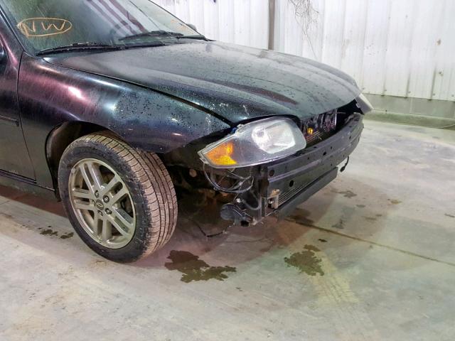 1G1JH12F437374491 - 2003 CHEVROLET CAVALIER L BLACK photo 9