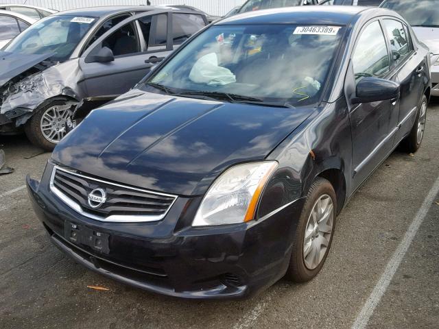 3N1AB6AP5CL760920 - 2012 NISSAN SENTRA 2.0 BLACK photo 2