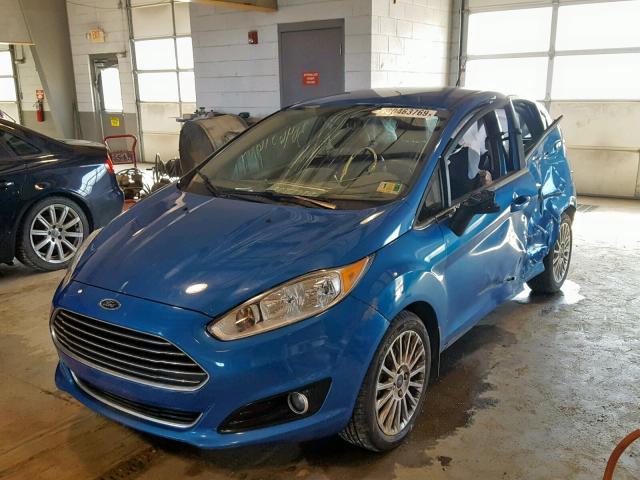 3FADP4FJXEM219417 - 2014 FORD FIESTA TIT BLUE photo 2