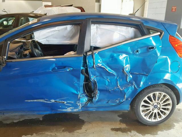 3FADP4FJXEM219417 - 2014 FORD FIESTA TIT BLUE photo 9