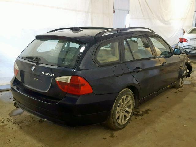 WBAVT73547FZ36365 - 2007 BMW 328 XIT BLUE photo 4