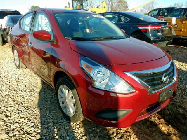 3N1CN7AP9GL897564 - 2016 NISSAN VERSA S RED photo 1