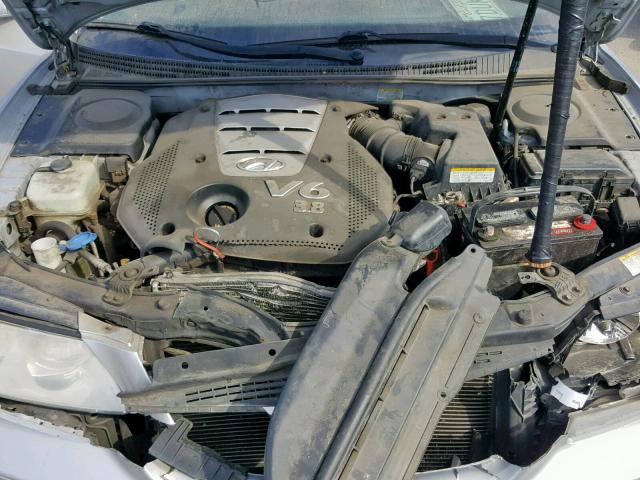 KMHFC46F46A097982 - 2006 HYUNDAI AZERA SE SILVER photo 7