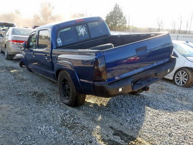 5TEJU62N58Z512160 - 2008 TOYOTA TACOMA DOU BLUE photo 3