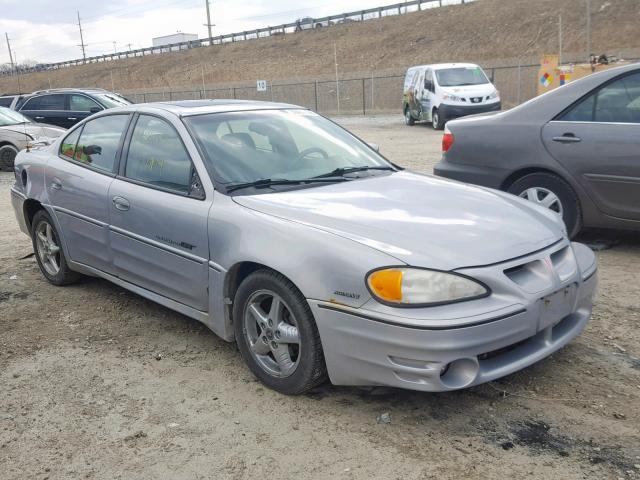 1G2NW52E3YM803632 - 2000 PONTIAC GRAND AM G GRAY photo 1