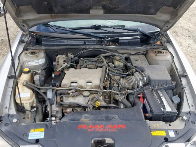 1G2NW52E3YM803632 - 2000 PONTIAC GRAND AM G GRAY photo 7