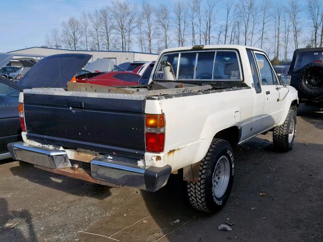 JT4RN66P5F5088703 - 1985 TOYOTA PICKUP XTR WHITE photo 4