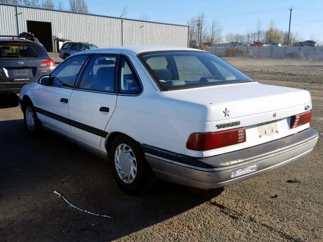 1FABP52U4KG204396 - 1989 FORD TAURUS GL WHITE photo 3