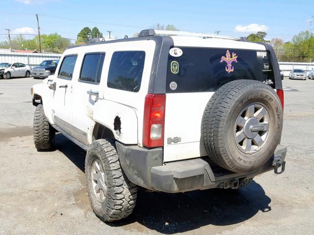 5GTDN136868182882 - 2006 HUMMER H3 WHITE photo 3