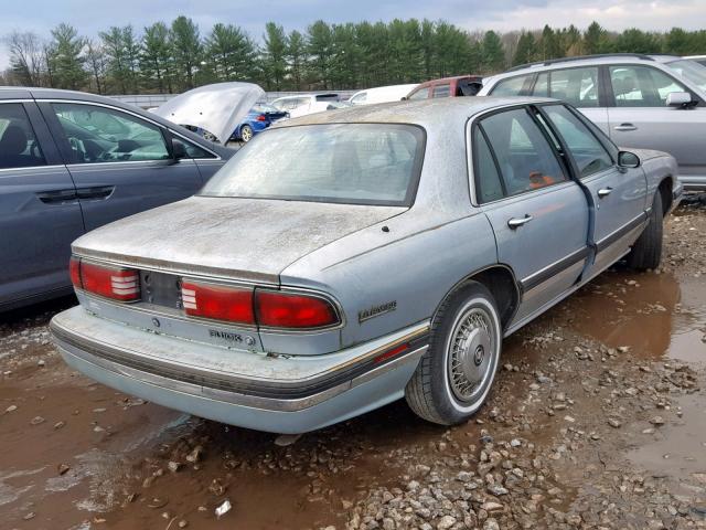 1G4HR52L9RH484158 - 1994 BUICK LESABRE LI BLUE photo 4