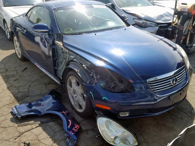 JTHFN48Y040060040 - 2004 LEXUS SC 430 BLUE photo 1