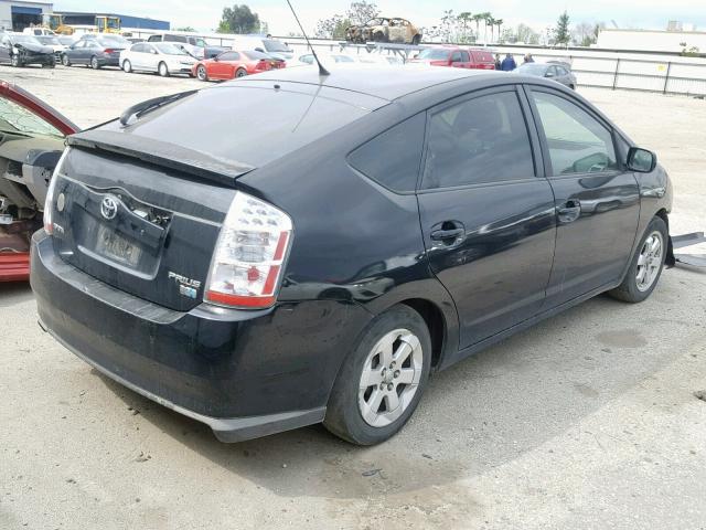 JTDKB20U783412363 - 2008 TOYOTA PRIUS BLACK photo 4